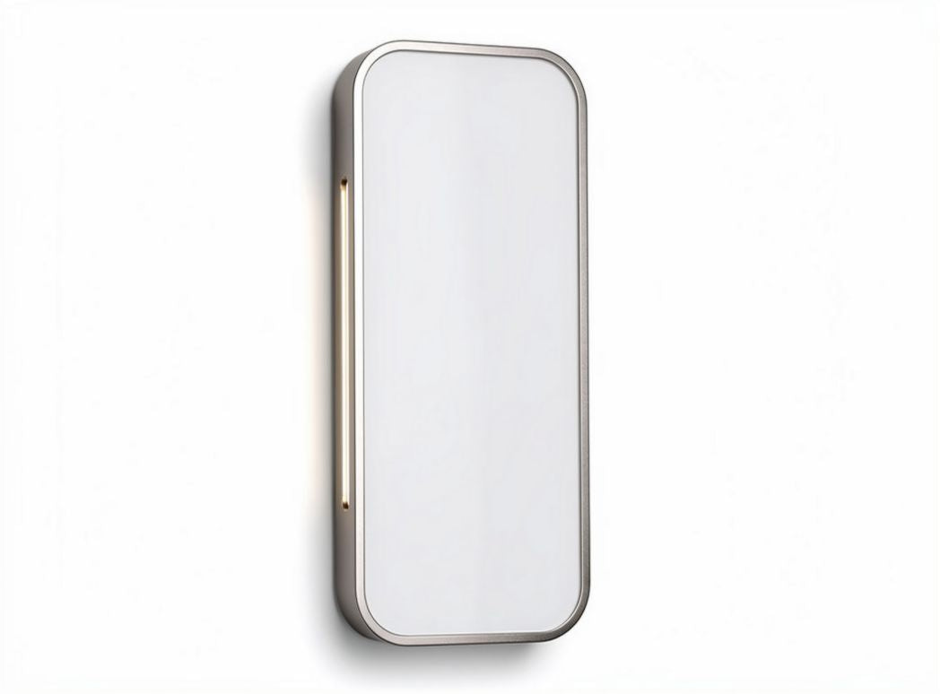 Wall-mounted mirror light fixture with LED technology aluminum frame 30 x 15 x 5cm