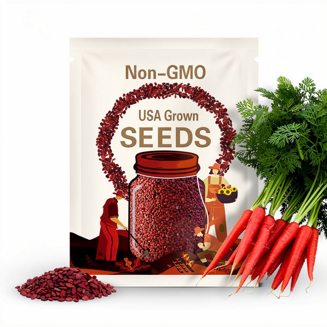 Atomic Red Carrot Seeds 150+ Daucus Carota Vegetable NON-GMO USA