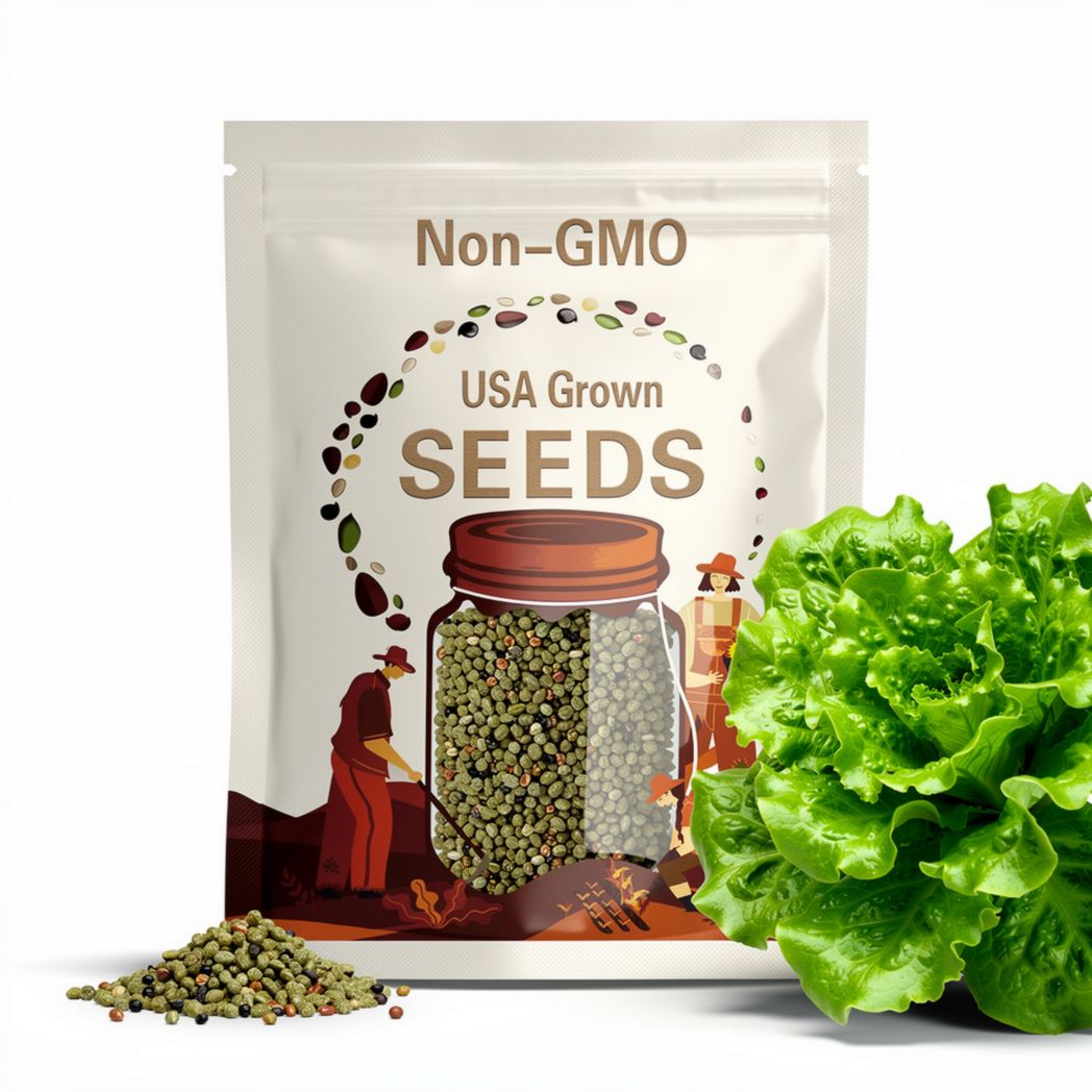 Lettuce container ruby and Emerald seed 100